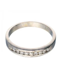 Diamante - Oro de 18 kt - Oro blanco - Anillo