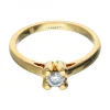 Diamante - Oro de 18 kt - Oro, Oro amarillo - Anillo