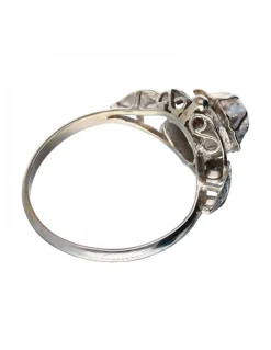 Diamante - Oro de 18 kt - Oro blanco - Anillo