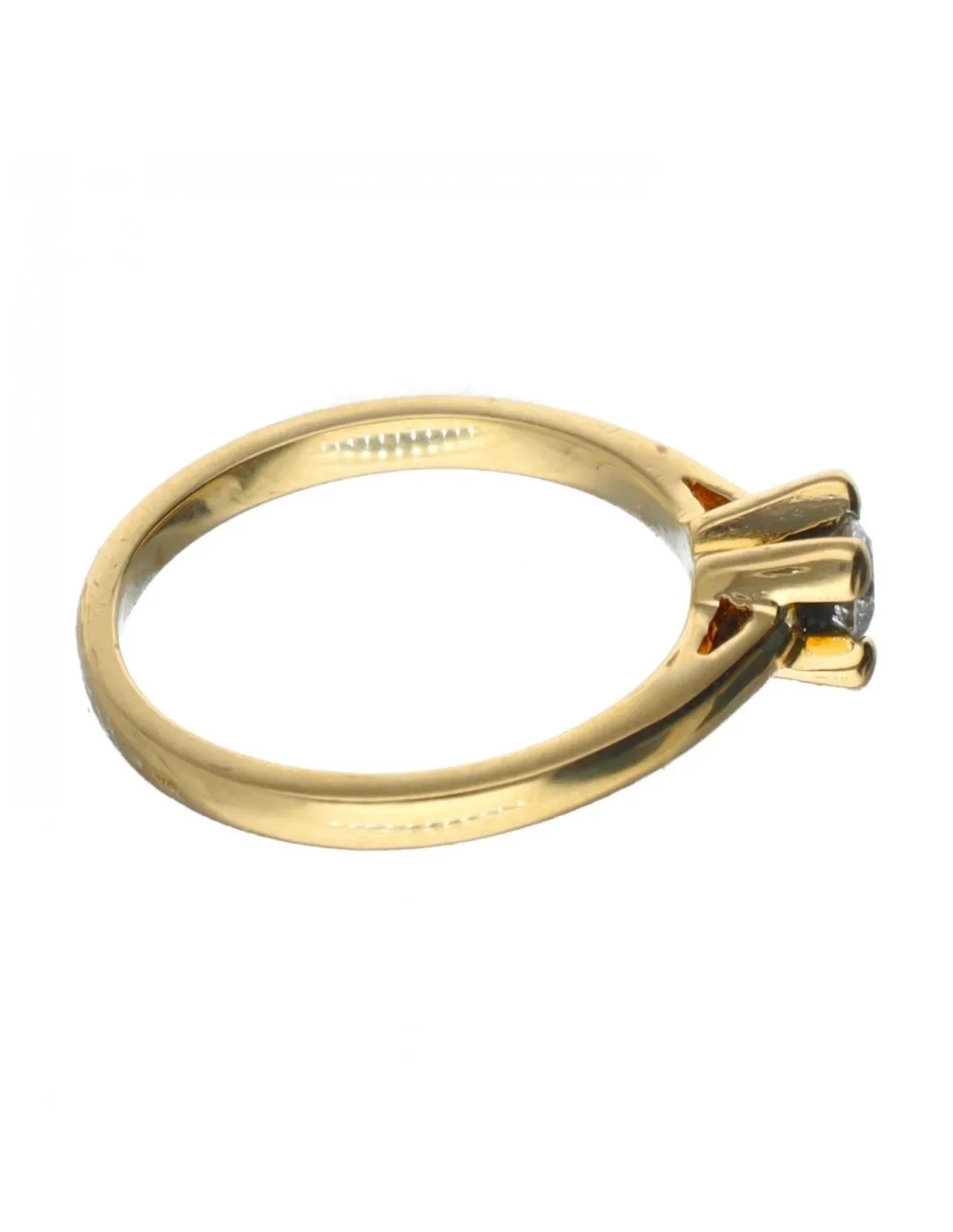 Diamante - Oro de 18 kt - Oro, Oro amarillo - Anillo
