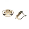Pendientes con zirconitas oro amarillo 18kl