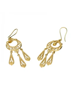 Pendientes de oro 18 kl