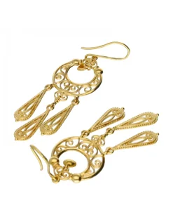 Pendientes de oro 18 kl