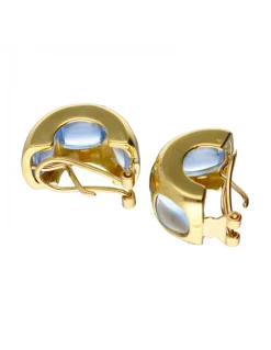 Pendientes de oro 18 kl para mujer