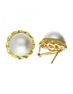 Pendientes de oro 18 kl Perlas