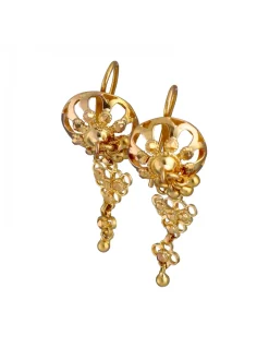 Pendientes de Oro amarillo 18K con diseño