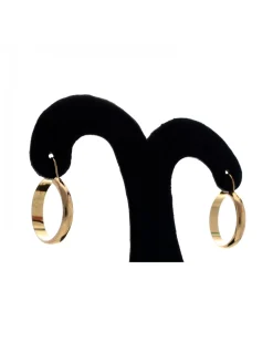 Pendientes de Oro amarillo 18K con diseño redondo