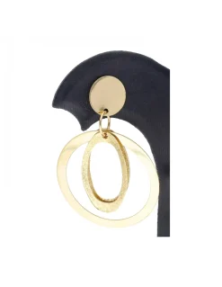 Pendientes de oro amarillo 18 Kl con diseño