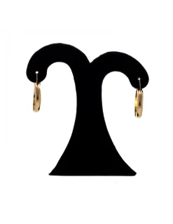 Pendientes de Oro amarillo 18K con diseño redondo