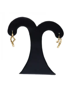 Pendientes de oro amarillo 18K con diseño de espiral