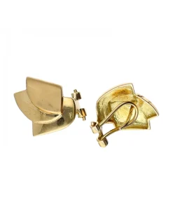 Pendientes de oro amarillo18 K con diseño