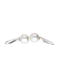 Pendientes de oro blanco