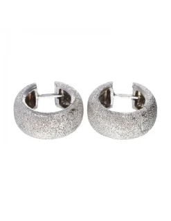 Pendientes de Oro blanco 18K con Circonitas