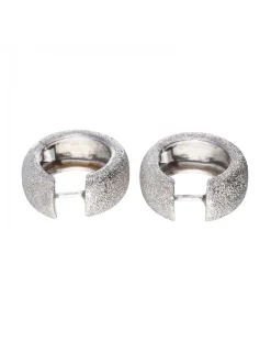 Pendientes de Oro blanco 18K con Circonitas