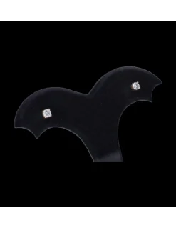 Pendientes de oro blanco 18 kl zirconitas
