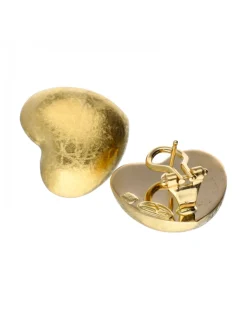 Pendientes de Oro 18K con diseño de corazón