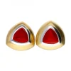 Pendientes de oro y oro blanco 18 kl