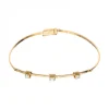 Pulsera de oro 18 kl diamantes