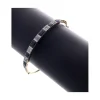 Pulsera de oro amarillo 18 K con diseño zafiros y brillantes