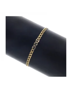 Pulsera de oro amarillo 18 K con diseño de eslabones