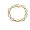 Pulsera de Oro amarillo 18K con diseño semi rígido
