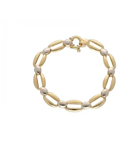 Pulsera de Oro amarillo 18K con diseño semi rígido