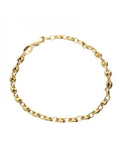 Pulsera de Oro amarillo 18K con diseño de Eslabones