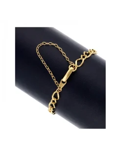 Pulsera de Oro amarillo 18K con diseño de eslabones