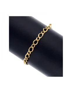 Pulsera de Oro amarillo 18K con diseño de eslabones