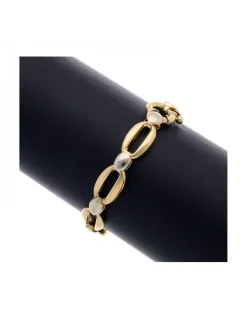 Pulsera de Oro amarillo 18K con diseño semi rígido