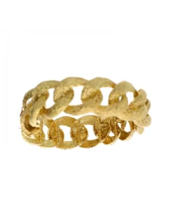 Pulsera de Oro amarillo 18K con diseño semirrígido