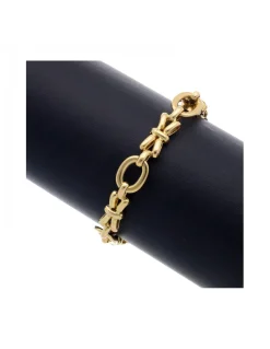 Pulsera de Oro amarillo 18K con diseño semi rígido