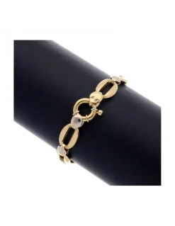 Pulsera de Oro amarillo 18K con diseño semi rígido