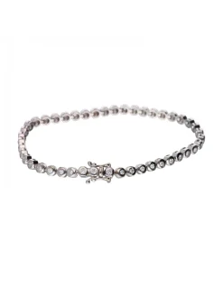 Pulsera Oro blanco Diamante (Color natural)