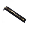 Pulsera tipo Esclava de Oro amarillo con eslabones Barbados 6 caras
