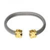 Pulsera TOUS de acero y oro amarillo 18kl