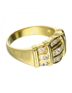 18 quilates Oro - Anillo - 0.10 ct Diamante - Diamante