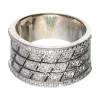 18 quilates Oro blanco - Anillo - 0.01 ct Diamante - Diamante