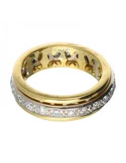 18 quilates Oro blanco - Anillo - 0.01 ct Diamante - Diamantes