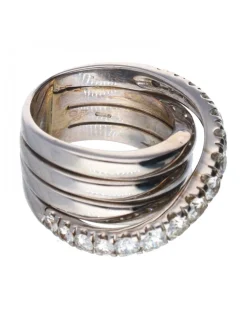 18 quilates Oro blanco - Anillo - 0.11 ct Diamante