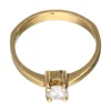 18 quilates Oro, Oro amarillo - Anillo - 0.41 ct Diamante