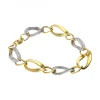 18 quilates Oro, Oro amarillo, Oro blanco - Pulsera tobillera