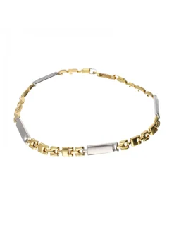 18 quilates Oro, Oro amarillo, Oro blanco - Pulsera tobillera