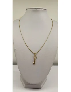 18 quilates Oro, Oro amarillo - Collar con colgante