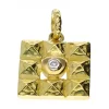 18 quilates Oro, Oro amarillo - Colgante - 0.03 ct Diamante