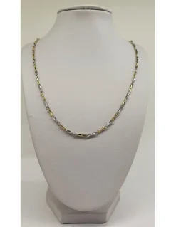 18 quilates Oro, Oro amarillo, Oro blanco - Collar