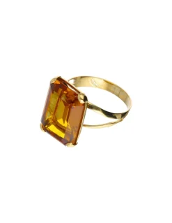 18 quilates Oro, Oro amarillo - Anillo - 21.36 ct Turmalina