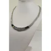 18 quilates Oro, Oro blanco - Collar - 0.01 ct Diamante