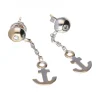 18 quilates Oro, Oro blanco - Pendientes - 0.03 ct Diamante