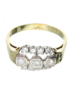 18 quilates Oro, Oro blanco - Anillo - 0.10 ct Diamante - Diamante